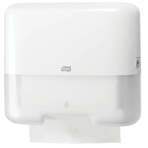 Диспенсер для полотенец TORK (Система H3) Elevation, mini, V-сложения, белый, 553100