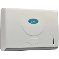 Диспенсер листовых полотенец Puff-5110, Z - сложение, Пластик, Белый