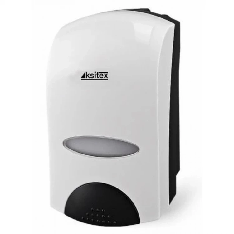 Дозатор для антисептика KSITEX арт. DD-6010, ABS-пластик, Белый/черный, 1 л
