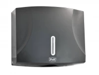 Диспенсер листовых полотенец Рuff-5125Bl, Z - сложение, Пластик, Черный