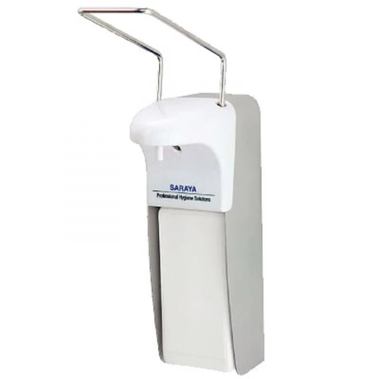 Локтевой дозатор Saraya MDS-1000A, Универсальный, Алюминий, Хром, 1 л