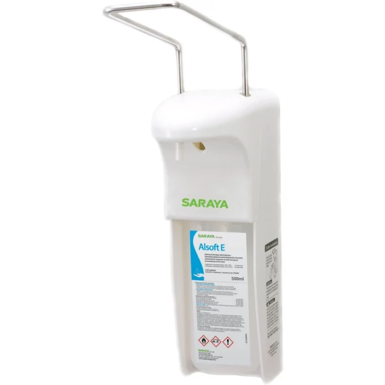 Локтевой дозатор Saraya MDS-1000 PW, СГР, Универсальный, ABS пластик, Белый, 1 л Локтевой дозатор Saraya MDS-1000 PW, СГР, Универсальный, ABS пластик, Белый, 1 л
