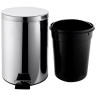 Урна мусорная с педалью NV 12 л хром NV-BIN12L