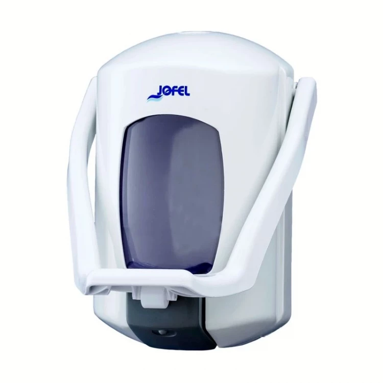 Локтевой дозатор JOFEL AC75000, Мыло, ABS пластик, Хром, 0.9 л