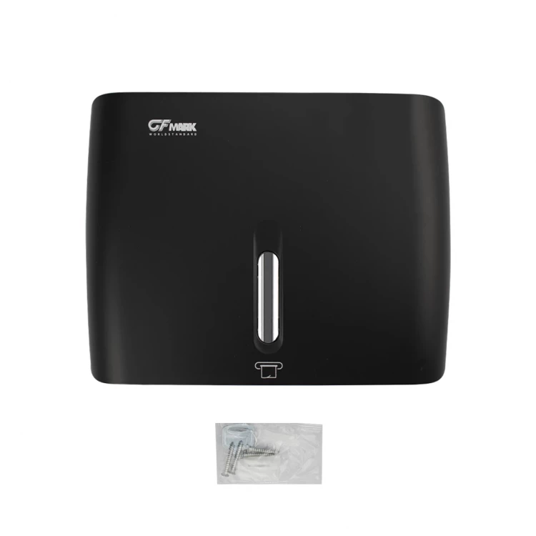 Диспенсер листовых полотенец GF-Mark-9151, Z - сложение, ABS-пластик, черный