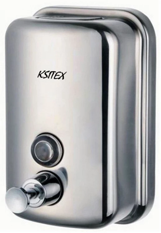 Дозатор жидкого мыла KSITEX арт. SD2628-500, Нержавеющая сталь, Хром/блестящий, 0.5 л