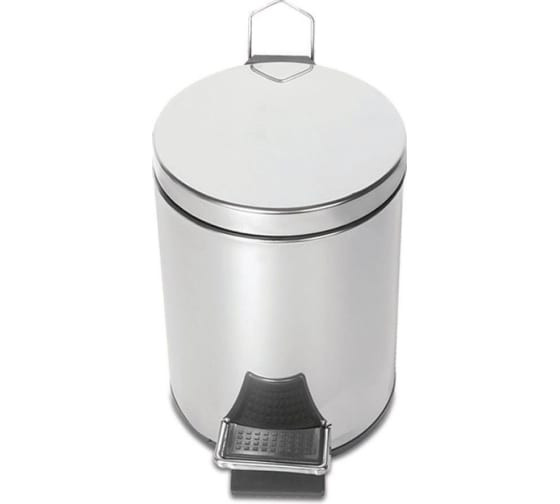Урна мусорная с педалью 3 л хром Palex 3700-303