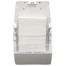 Диспенсер листовых полотенец VEIRO Professional (H2/H3) "Prima", V/Z/W-сложения, белый