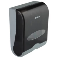 Диспенсер листовых полотенец Ksitex TН-603НB, V-сложения, ABS-пластик, черный