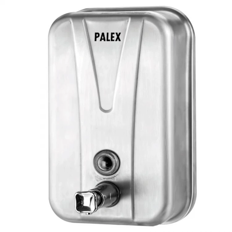 Дозатор жидкого мыла PALEX арт. 38040, Нержавеющая сталь, Хром/блестящий, 0.5 л
