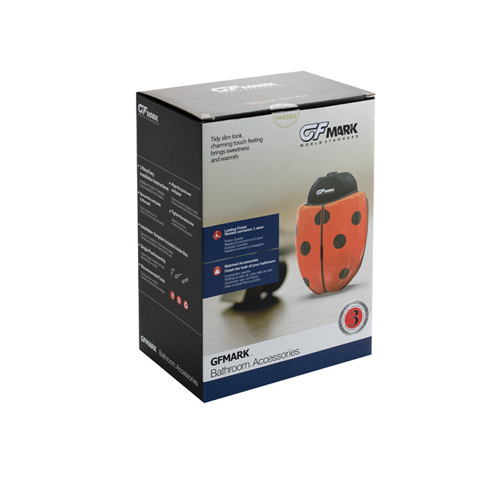 Дозатор СЕНСОРНЫЙ, для жидкого МЫЛА , модель БОЖЬЯ КОРОВКА с окошком, пластик АБС, КРАСНЫЙ, с датчиком объёма жидкости и уровеня заряда батарей, 1000 мл