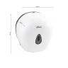 Диспенсер туалетной бумаги GFmark 930, ABS-пластик, белый, до 200м