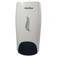 Дозатор для мыла-пены KSITEX арт. FD-161W, ABS-пластик, Белый/черный, 1 л