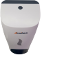 Дозатор для антисептика KSITEX арт. DD-161W, ABS-пластик, Белый/черный, 1 л