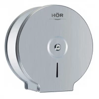 ДИСПЕНСЕР ТУАЛЕТНОЙ БУМАГИ HOR-301 MS (средние рулоны до 24см.)
