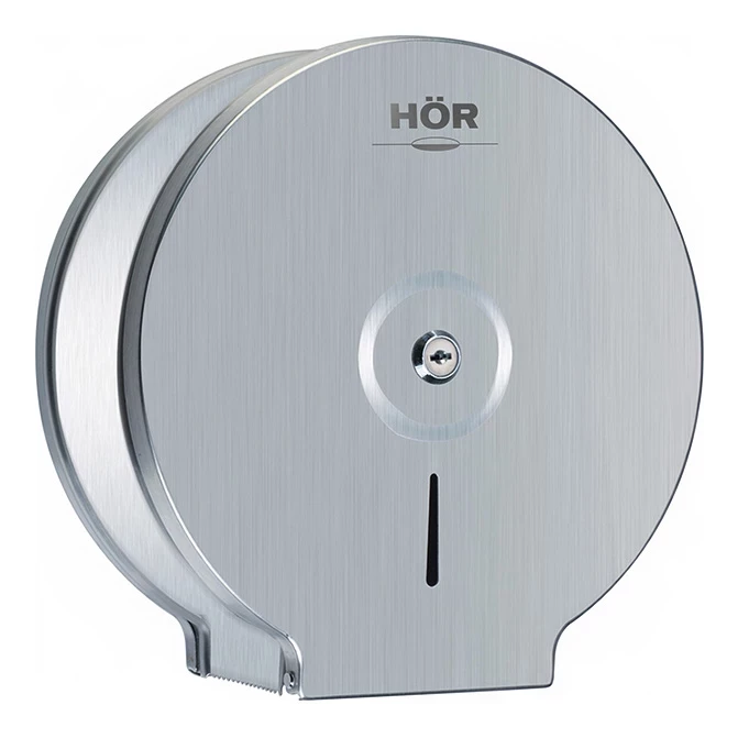 ДИСПЕНСЕР ТУАЛЕТНОЙ БУМАГИ HOR-301 MS (средние рулоны до 24см.)