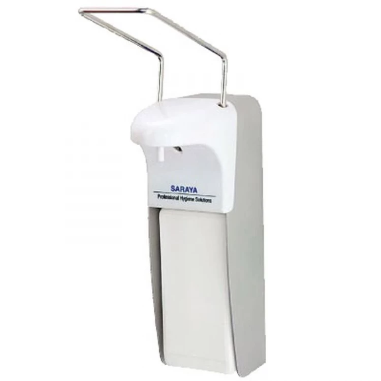 Локтевой дозатор Saraya MDS-1000A, Универсальный, Аллюминий, Хром, 1 л