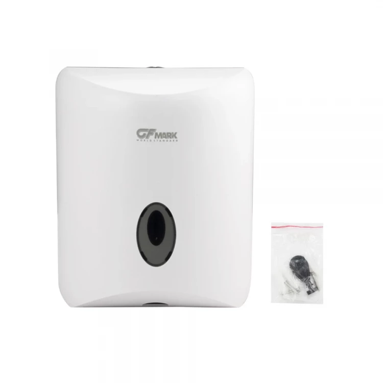 Диспенсер рулонных полотенец с центральной вытяжкой Gfmark-935, капля, белый Диспенсер рулонных полотенец с центральной вытяжкой Gfmark-935, капля, белый