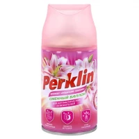 Сменный баллон 250 мл PERKLIN (ПЕРКЛИН) "Нежная лилия", для автоматических освежителей, универсальный, 609800