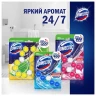 Блок туалетный подвесной твердый 2х55г ДОМЕСТОС Сила 5в1 "Ледяная магнолия", ш/к 8763