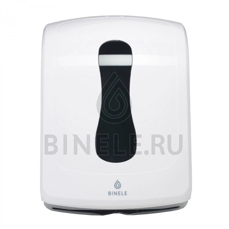 Диспенсер листовых полотенец Binele DT01PW, Z - сложение, ABS-пластик, Белый