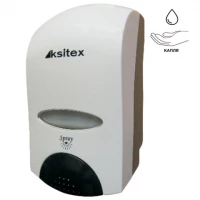 Дозатор для жидкого мыла-пены KSITEX, наливной, белый, 1 л, FD-6010