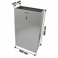 Урна для мусора подвесная GBW-50M (нерж) Урна для мусора подвесная GBW-50M (нерж)