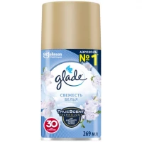 Сменный баллон 269 мл, GLADE "Свежесть белья" для автоматических освежителей, 864976