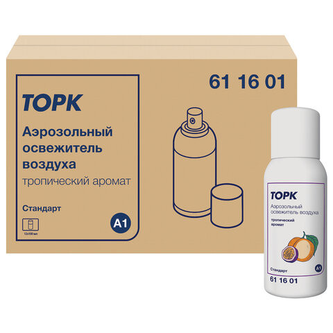 Сменный баллон 100 мл Tellus/TORK (Система АF1) СТАНДАРТ, тропический аромат, 611601