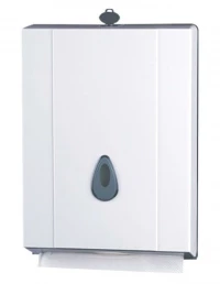 Диспенсер листовых полотенец Ksitex ТН-8035A, Z - сложение, ABS-пластик, Белый